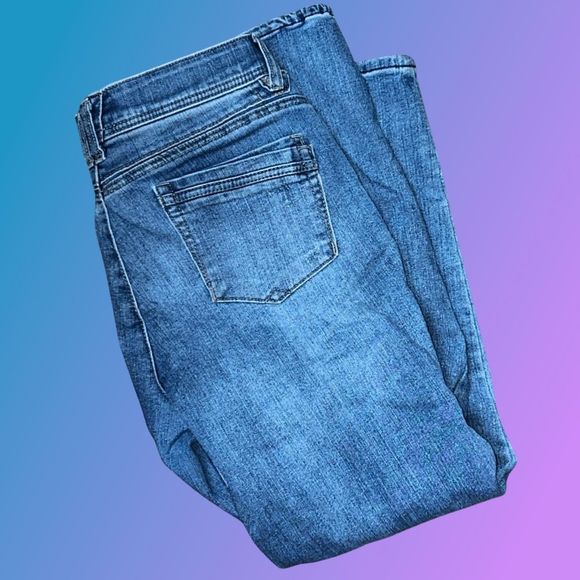 Democracy “Ab” solution Light Wash Crop Jeans Size 10 31x28 #2 - Picture 4 of 5